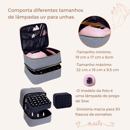 Bolsa Organizadora de Acessórios com camada dupla - Shop Viagem