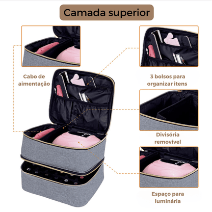 Bolsa Organizadora de Acessórios com camada dupla - Shop Viagem