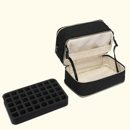 Bolsa organizadora de cosméticos com três camadas - Shop Viagem