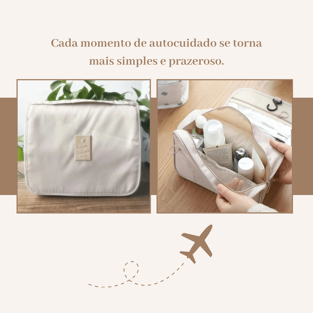 Bolsa Organizadora de Cosméticos Suspensa - Shop Viagem