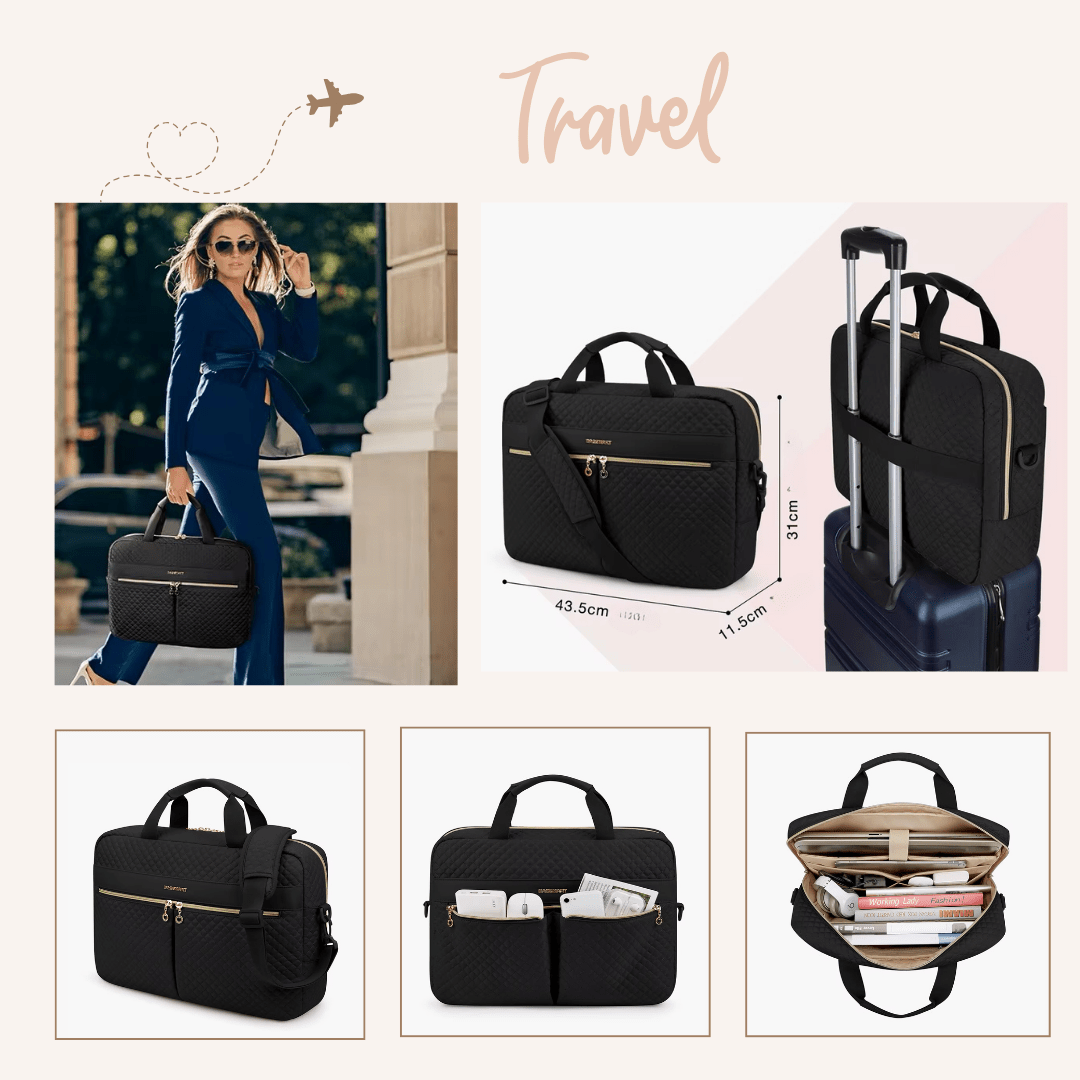 Bolsa para Laptop 15,6 e 17,3 polegadas LadyTech - Shop Viagem