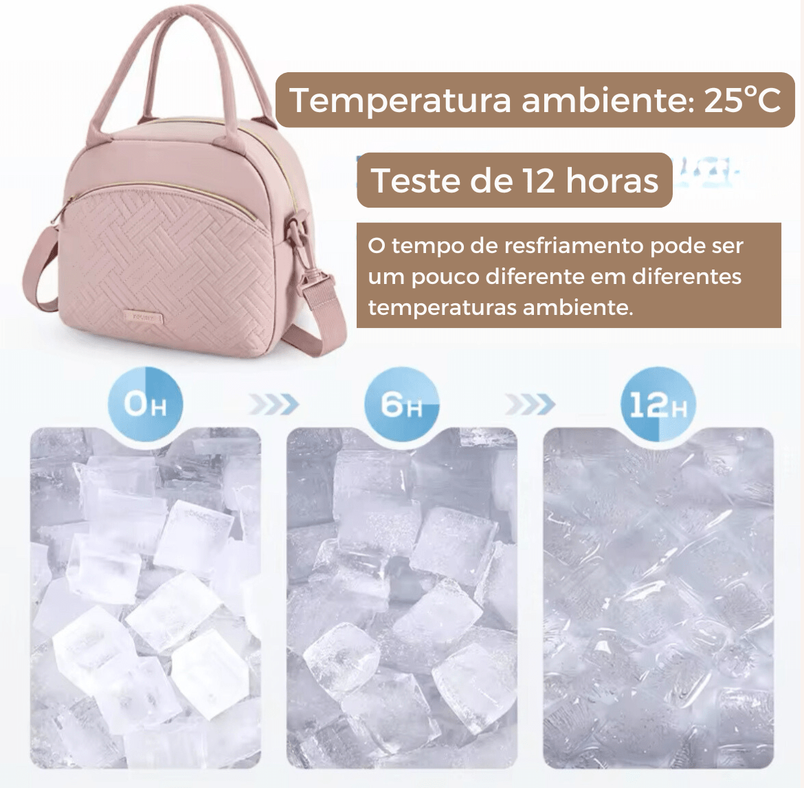 Bolsa Térmica Portátil Feminino - Lunch Chic - Shop Viagem