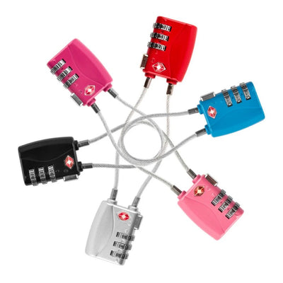 Cadeado de Viagem LockMaster de Cabo de Aço com Senha - Shop Viagem