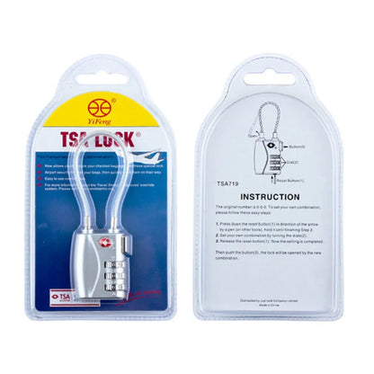 Cadeado de Viagem LockMaster de Cabo de Aço com Senha - Shop Viagem