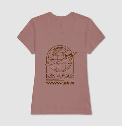 Camiseta Bon Voyage – Portão 891 - Shop Viagem