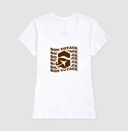 Camiseta Feminina Bon Voyage – Shop Viagem - Shop Viagem