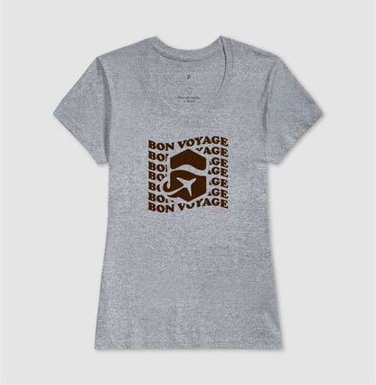Camiseta Feminina Bon Voyage – Shop Viagem - Shop Viagem