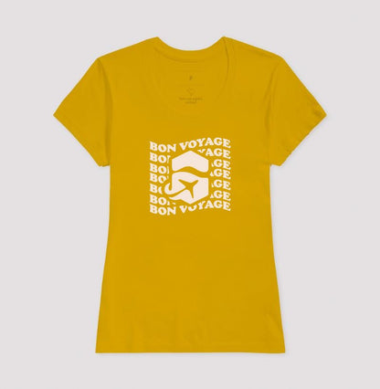Camiseta Feminina Bon Voyage – Shop Viagem - Shop Viagem