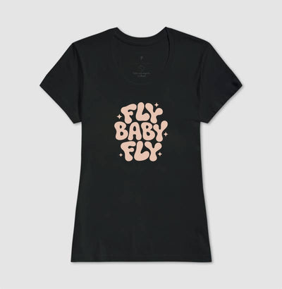Camiseta Feminina Fly Baby Fly - Shop Viagem