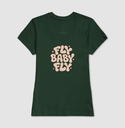 Camiseta Feminina Fly Baby Fly - Shop Viagem