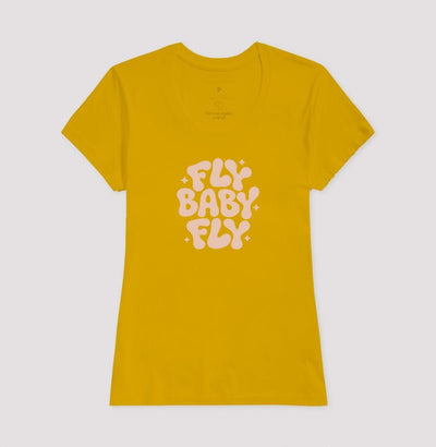 Camiseta Feminina Fly Baby Fly - Shop Viagem