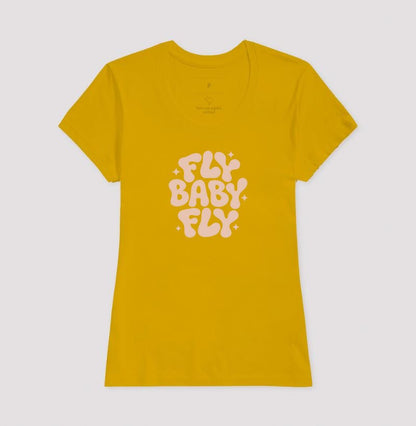 Camiseta Feminina Fly Baby Fly - Shop Viagem
