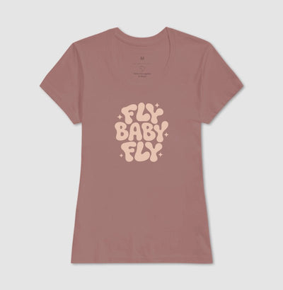 Camiseta Feminina Fly Baby Fly - Shop Viagem