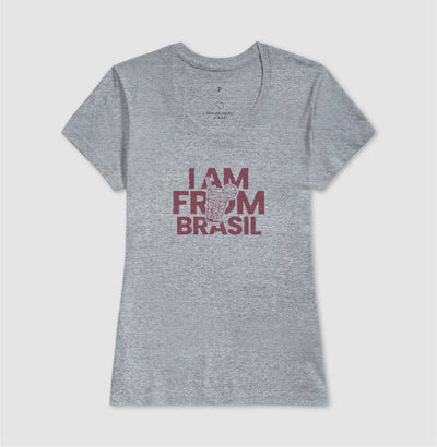 Camiseta Feminina I Am From Brasil - Shop Viagem