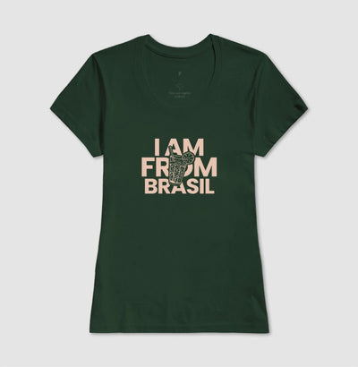 Camiseta Feminina I Am From Brasil - Shop Viagem