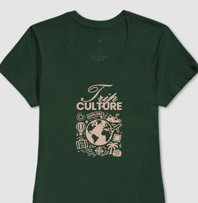 Camiseta Feminina Trip Culture – Explore - Shop Viagem