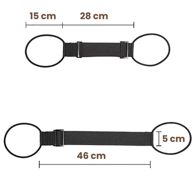 Cinto Elástico BagStrap para Bagagem com Alça Ajustável - Shop Viagem
