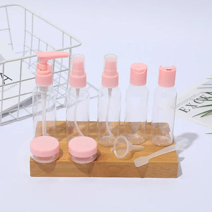 Conjunto de Frascos Transparente para Viagem - Shop Viagem