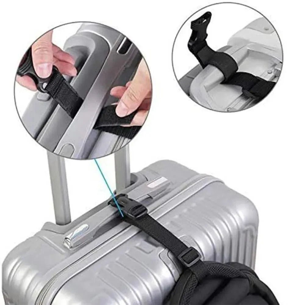 Correia Ajustável StrapClip Acessório para Fixação de Bagagem - Shop Viagem