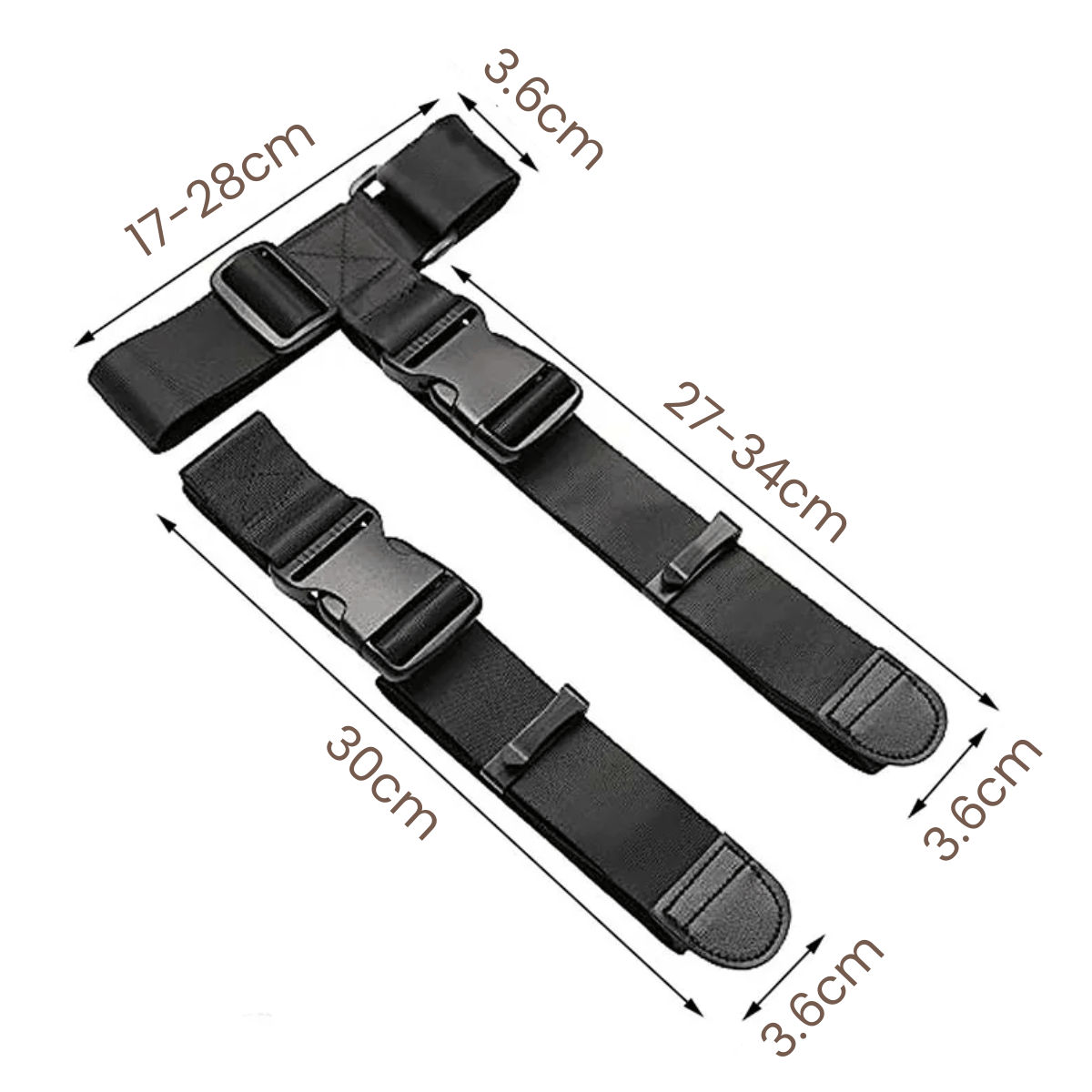 Correia Ajustável StrapClip Acessório para Fixação de Bagagem - Shop Viagem