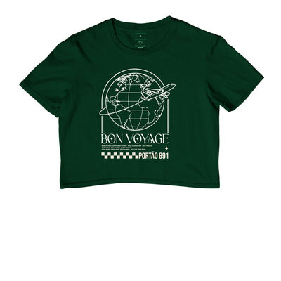 Cropped Bon Voyage – Portão 891 - Shop Viagem