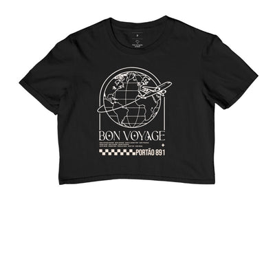 Cropped Bon Voyage – Portão 891 - Shop Viagem