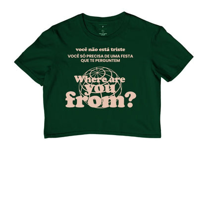 Cropped Travel Mood On - Shop Viagem