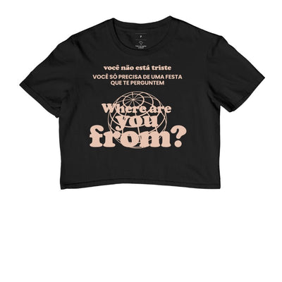Cropped Travel Mood On - Shop Viagem