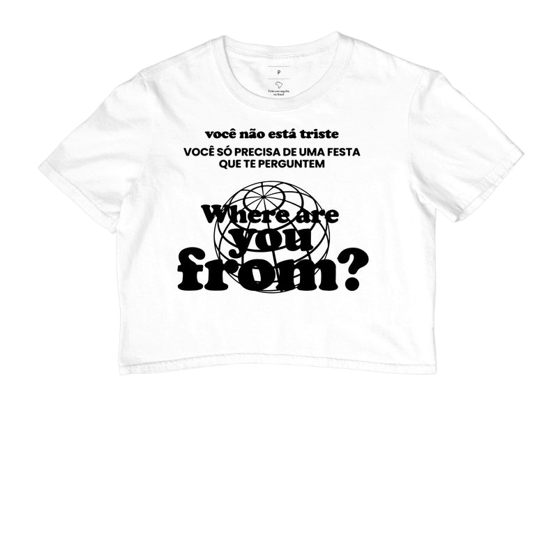 Cropped Travel Mood On - Shop Viagem