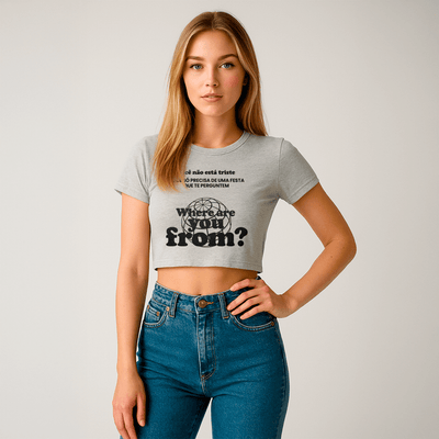 Cropped Travel Mood On - Shop Viagem