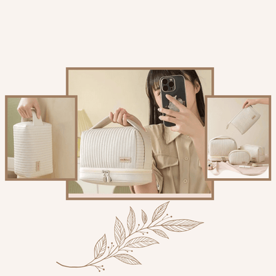 Glam Traveller - Organizador de maquiagem portátil - Shop Viagem