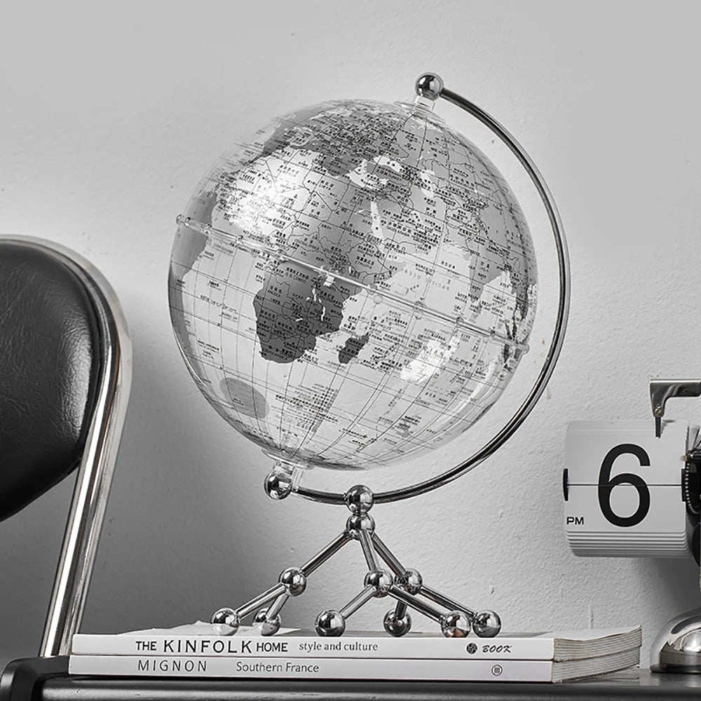 Globo Transparente Elegante de Decoração WorldDecor - Shop Viagem