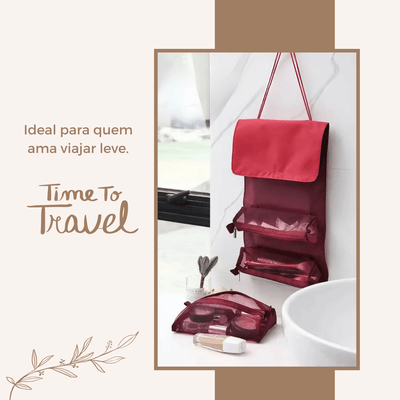 GlowBag - Bolsa Organizadora 4 em 1 para Maquiagem e Acessórios - Shop Viagem