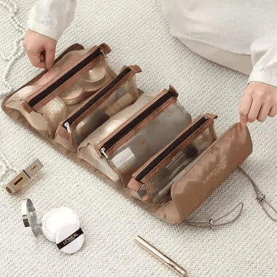 GlowBag - Bolsa Organizadora 4 em 1 para Maquiagem e Acessórios - Shop Viagem