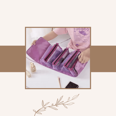 GlowBag - Bolsa Organizadora 4 em 1 para Maquiagem e Acessórios - Shop Viagem
