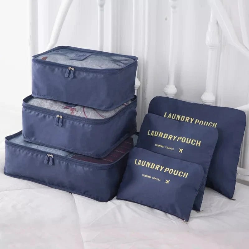 Kit Bolsas Organizadoras Para Mala de Viagem - 6 pçs - Shop Viagem