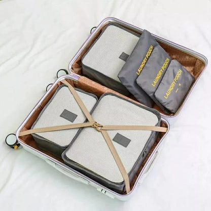 Kit Bolsas Organizadoras Para Mala de Viagem - 6 pçs - Shop Viagem