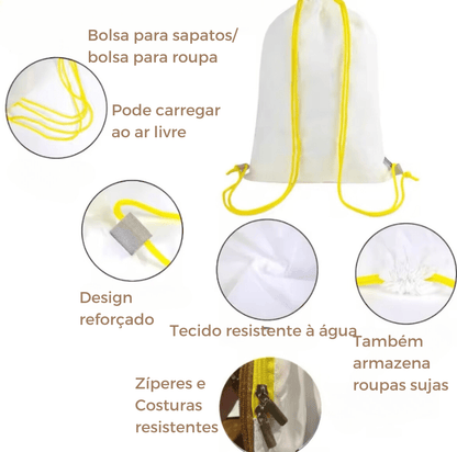 Kit de bolsas organizadoras de compressão ultraleves para malas de viagem - Shop Viagem