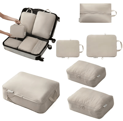 Kit de Organizadores de mala à prova d'água - 6 Pçs - Shop Viagem