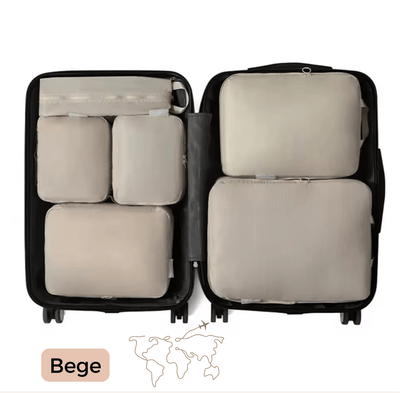 Kit de Organizadores de mala à prova d'água - 6 Pçs - Shop Viagem