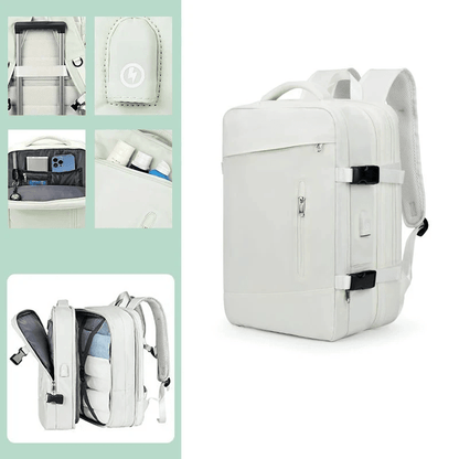 Mochila de Viagem Multiuso TravelTech - Carga USB - Shop Viagem