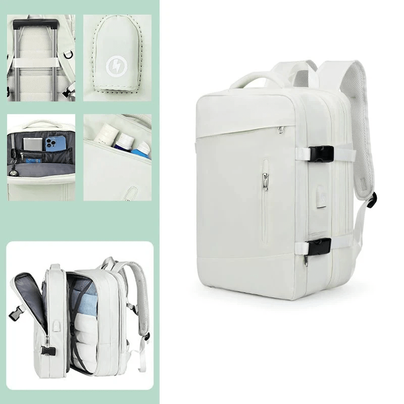 Mochila de Viagem Multiuso TravelTech - Carga USB - Shop Viagem