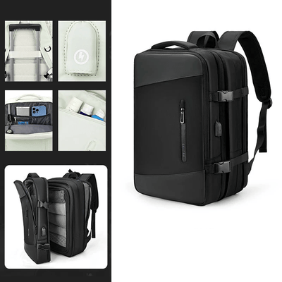 Mochila de Viagem Multiuso TravelTech - Carga USB - Shop Viagem