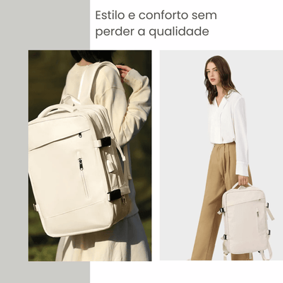 Mochila de Viagem Multiuso TravelTech - Carga USB - Shop Viagem