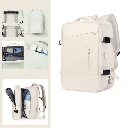 Mochila de Viagem Multiuso TravelTech - Carga USB - Shop Viagem