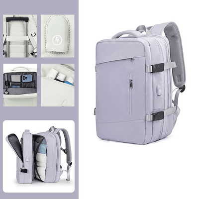 Mochila de Viagem Multiuso TravelTech - Carga USB - Shop Viagem