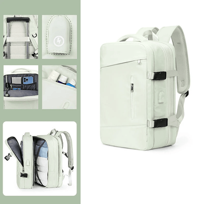 Mochila de Viagem Multiuso TravelTech - Carga USB - Shop Viagem