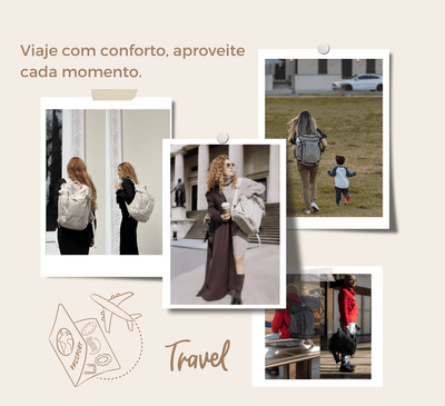 Mochila de Viagem Unissex - Travel BackPack - Shop Viagem