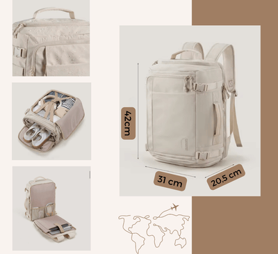 Mochila de Viagem Unissex - Travel BackPack - Shop Viagem