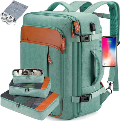 Mochila Feminina de Viagem VersaBag + 3 Necessaires GRÁTIS! - Shop Viagem